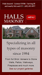Mobile Screenshot of hallsmasonry.com